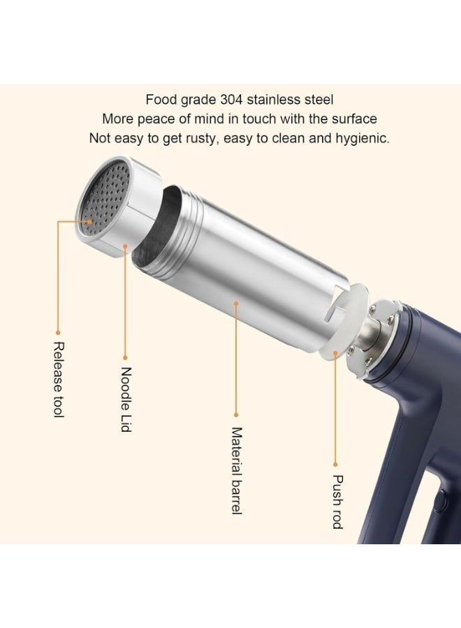 كيمايا مكبس نودلز كهربائي، آلة نودلز كهربائية يدوية أوتوماتيكية متعددة الوظائف لاسلكية للاستخدام المنزلي - Image 4