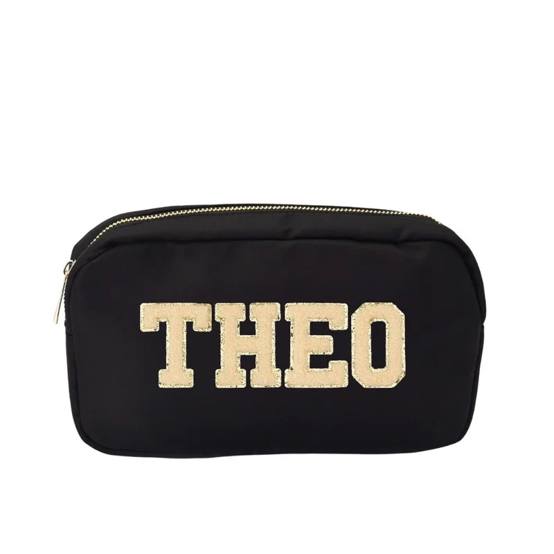 القبيلة السعيدة Medium Black Pouch