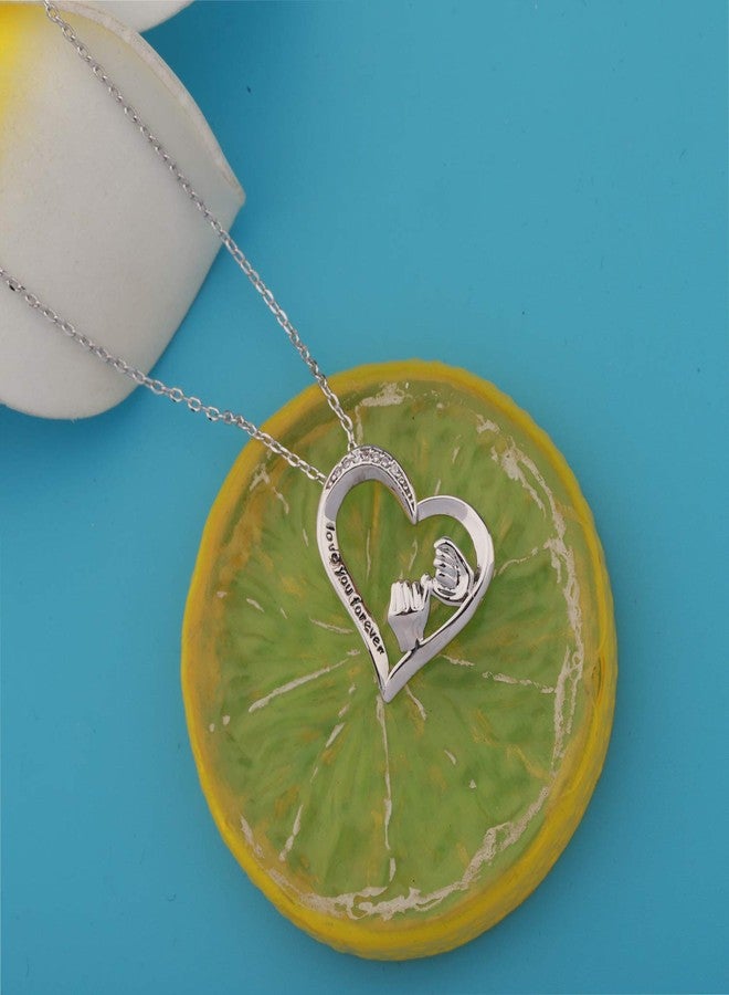 AKTAP Friendship Gift Best Friend Ne-cklace Love You Forever Pinky Promise Pinky Swear Pendant Sisters Necklace BFF Jewelry (Best Friend Necklace) - Image 3