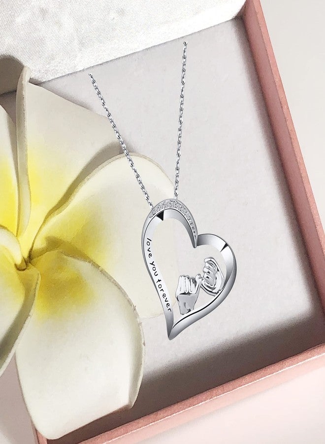 AKTAP Friendship Gift Best Friend Ne-cklace Love You Forever Pinky Promise Pinky Swear Pendant Sisters Necklace BFF Jewelry (Best Friend Necklace) - Image 5
