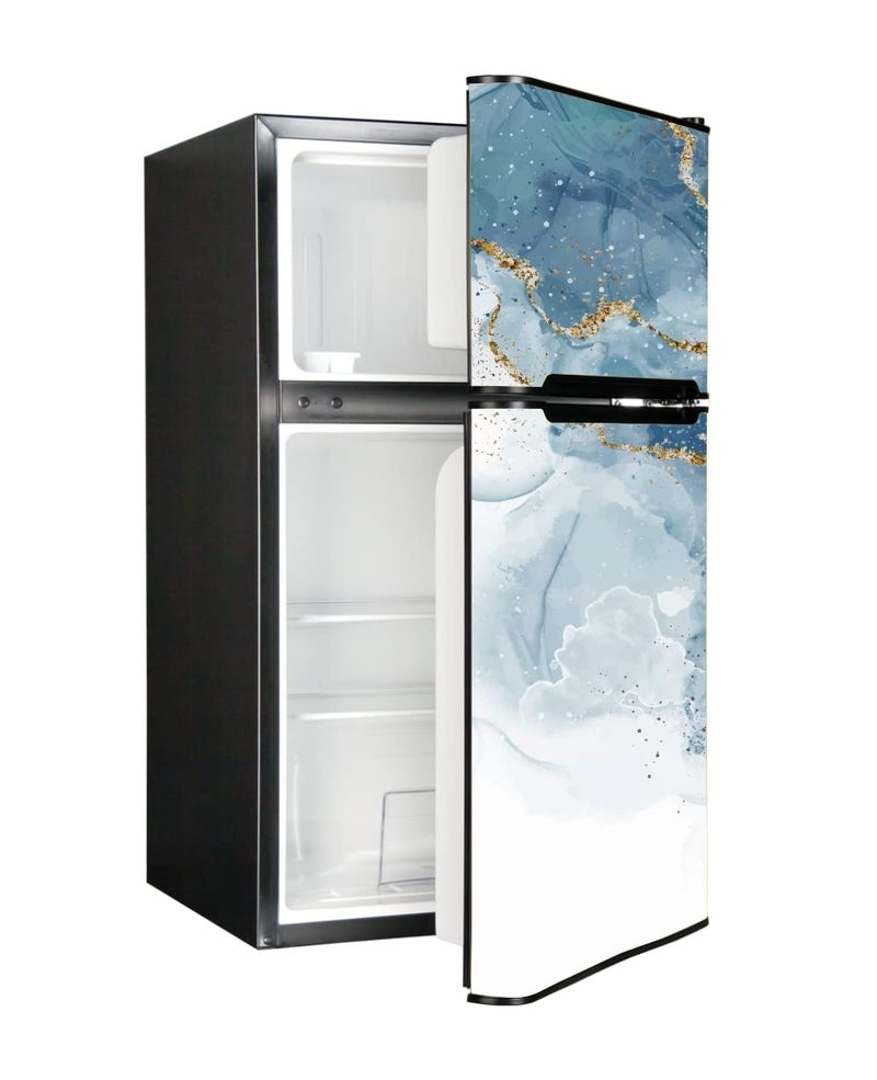 DesignDecor Design Decor Fridge Door Sticker Wallpaper Double Door Refrigerators self Adhesive Vinyl 60x152CM - Image 3