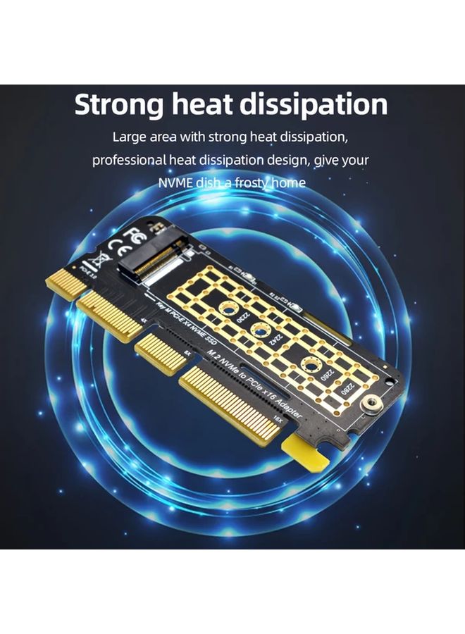 M2 NVMe إلى PCIe 4X 8X 16X بطاقة توسعة Riser التوصيل والتشغيل لسطح مكتب الكمبيوتر - Image 5