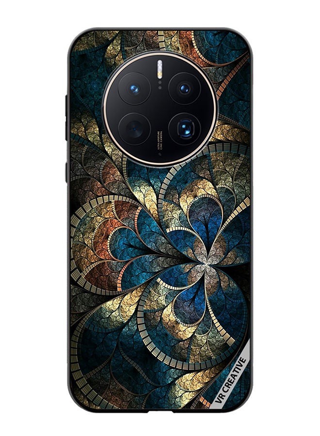 VR CREATIVE Protective Case Cover For Huawei Mate 50 Pro Mandala Abstract Design Multicolour - Image 1