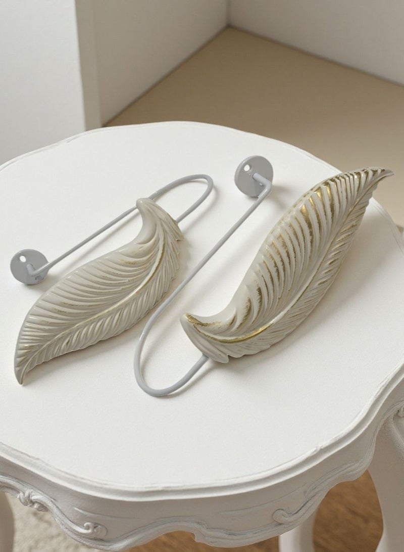 QBAID مساند ستائر عدد 2 – خطافات جدارية لتثبيت الستائر وإضفاء لمسة ديكور أنيقة - Image 5