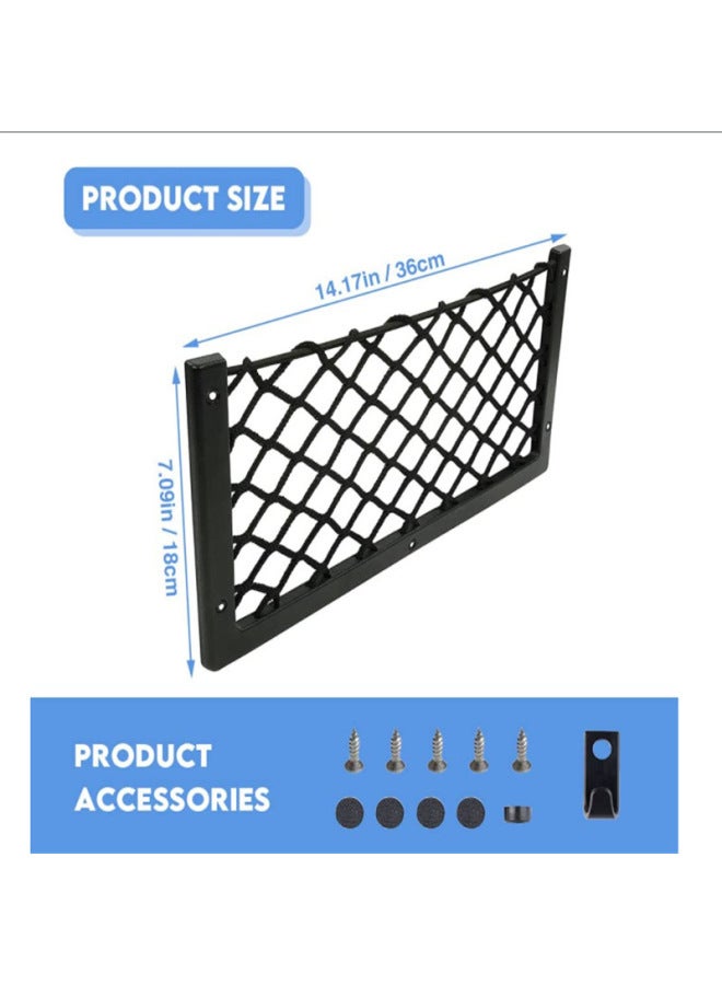 Car Supplies Storage Net Pocket Miscellaneous Storage Bag Medium and Large Modified Rv Passenger Car Seat Storage Net Rv Plus - Image 2