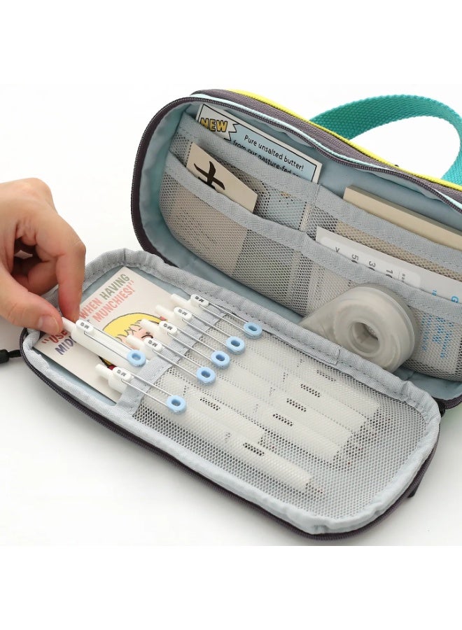 Kids Pencil Case 6-12 Years Large Capacity Lightweight Waterproof Wear-Resistant School Supplies - Image 4