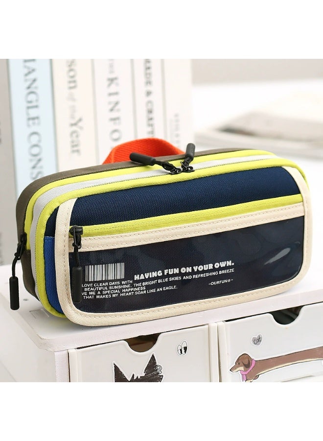 Kids Pencil Case 6-12 Years Large Capacity Lightweight Waterproof Wear-Resistant School Supplies - Image 1