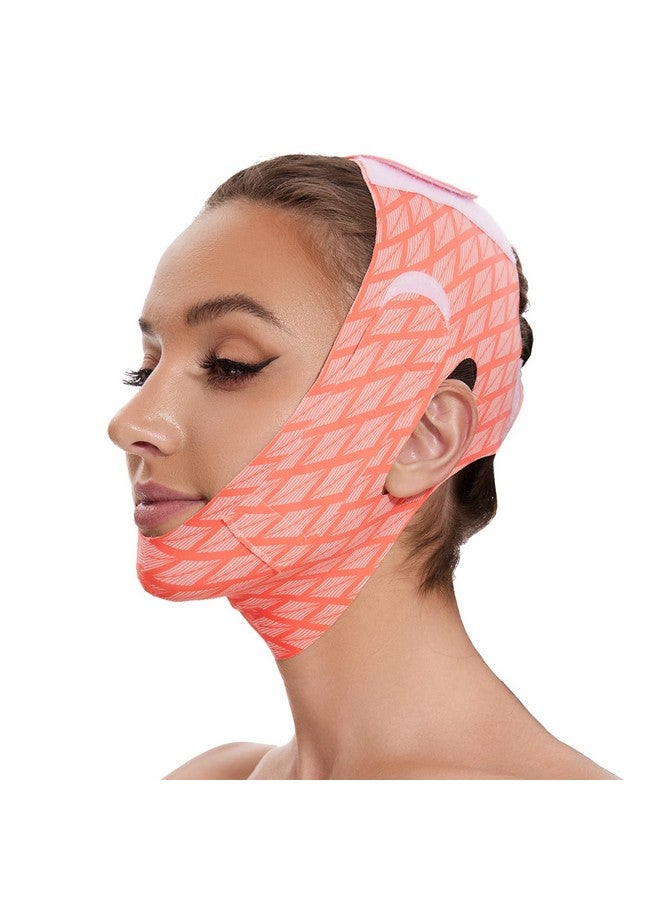 Edcbmb V Line Mask Double chin reducer Strap Eliminator Remover Prevent Sagging Shaped Face Belt slimming for Sleeping Women Jaw Exerciser - Image 1