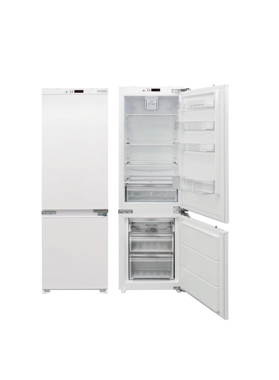 Ocean Built-in Combi Refrigerator, No Frost, 251 Litres, 2 Door, Digital Control, White, Country of Origin Turkey - BCB2731TNFEA+