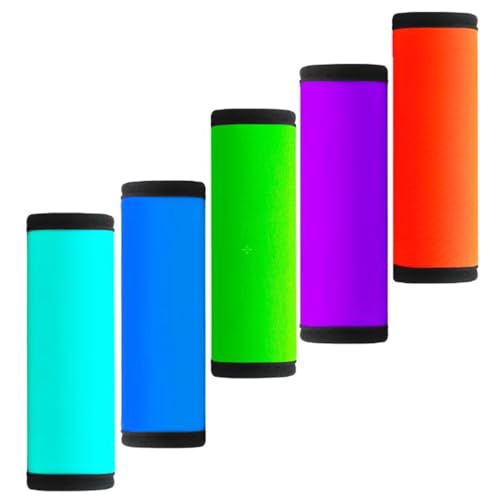 XiOiOiX Luggage Handle Wrap-Neoprene Luggage identifiers for Suitcases Unique Bright Luggage Tags/Spotter/Markers/Handle Cover Travel Accessories - Image 1