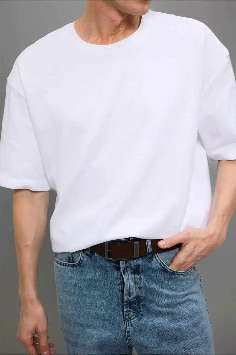 Defacto Oversize Crew Neck Short Sleeve T-Shirt