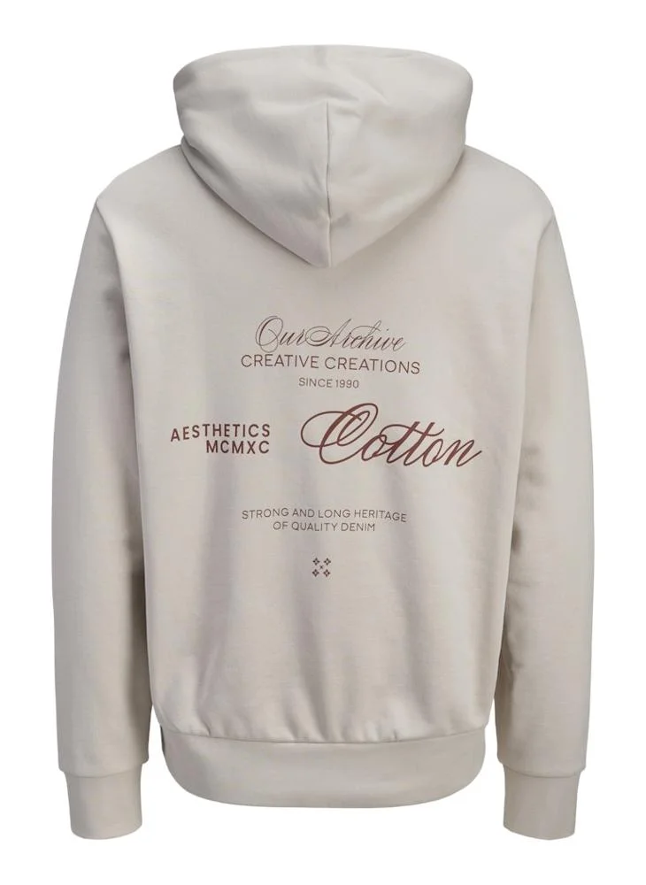 JACK & JONES Loose fit hooded sweatshirt