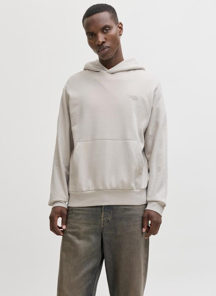 جاك اند جونز سترة بغطاء رأس بقصة فضفاضة - Image 1