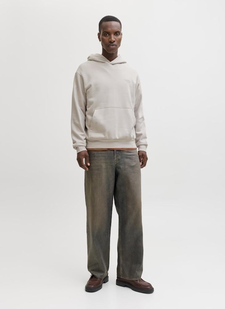 جاك اند جونز سترة بغطاء رأس بقصة فضفاضة - Image 4