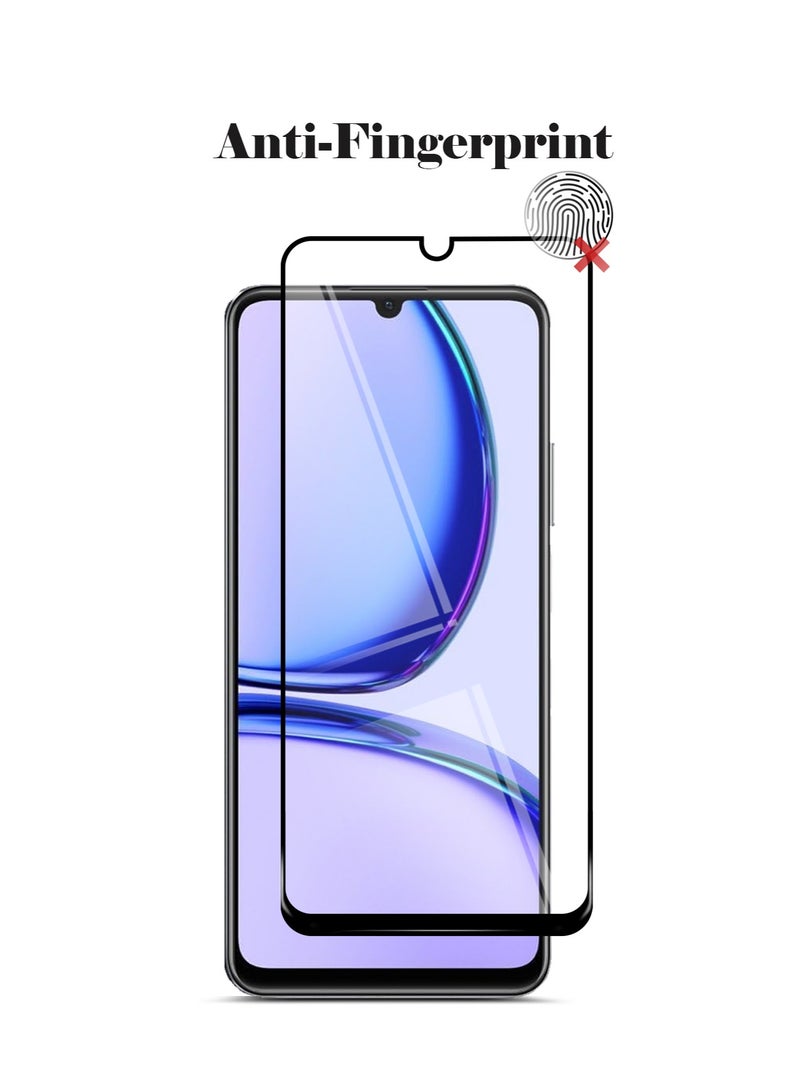 Techie حماية الشاشة الزجاجية المقواة 9D كاملة التغطية 9H لهاتف Realme C53 - مضادة للخدش، مضادة لبصمات الأصابع، وتقنية خالية من الفقاعات - Image 2