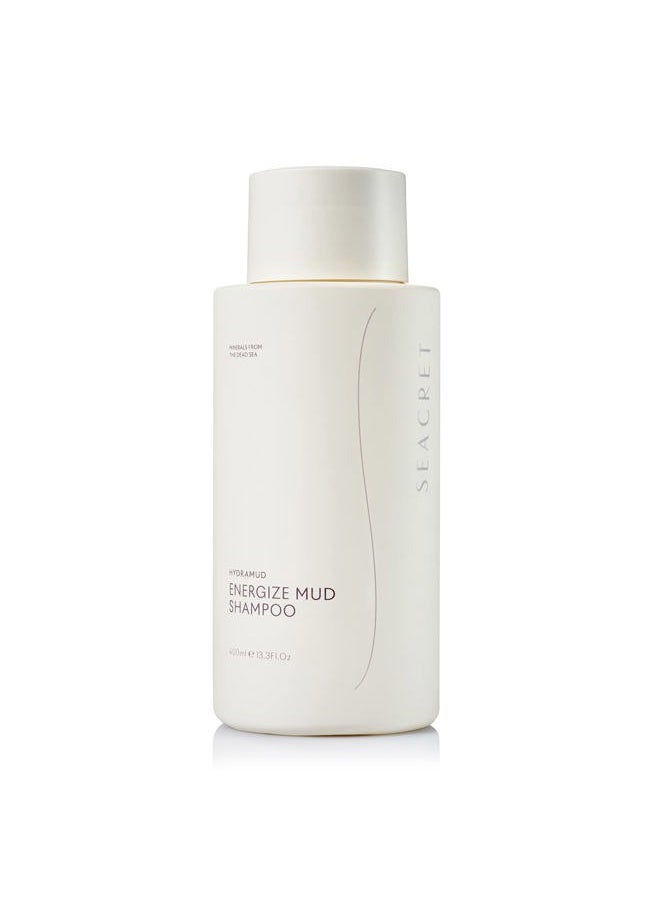 Seacret Dead Sea Shampoo - HydraMud Energize Mud Shampoo with Dead Sea Minerals & Argan Oil, 13.3 FL.OZ  - Image 1