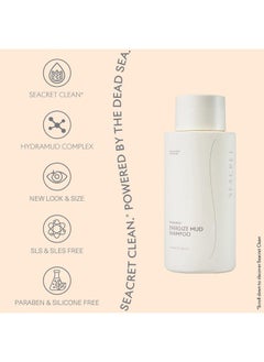 Seacret Dead Sea Shampoo - HydraMud Energize Mud Shampoo with Dead Sea Minerals & Argan Oil, 13.3 FL.OZ  - Image 4