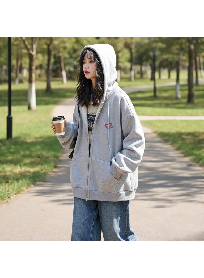 Flying in the snow Women's Hoodie 2025 Autumn And Winter New Loose Lazy Warm Fashion Women's Jacket - Image 4