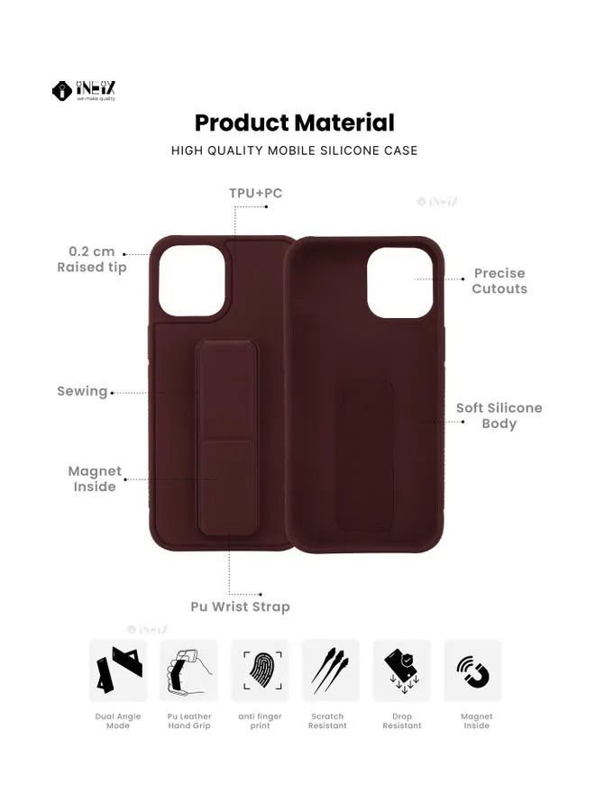 INEIX Protective Case Cover For Apple iPhone 12 Pro Max Brown  - Image 2
