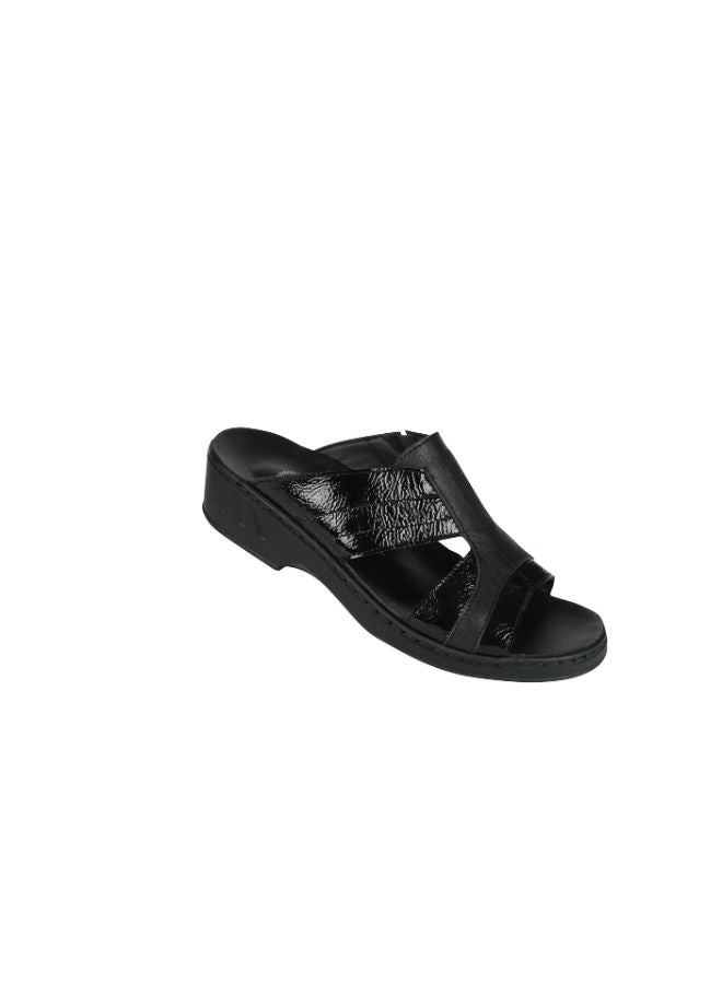 Josef Seibel Ladies Comfort Wedge Sandals 08821-AR625100 Black 36 - Image 1