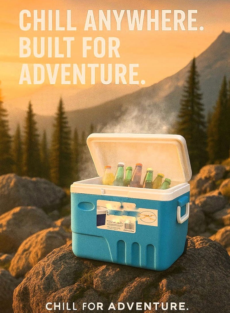 Picnic Cooler 30 Liter Hard Cooler Coolbox Keeps Contents Cool