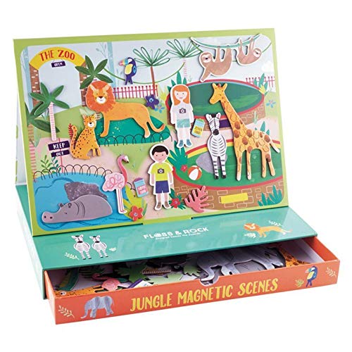 Floss Rock Magnetic Scenes Playset Jungle - Image 5