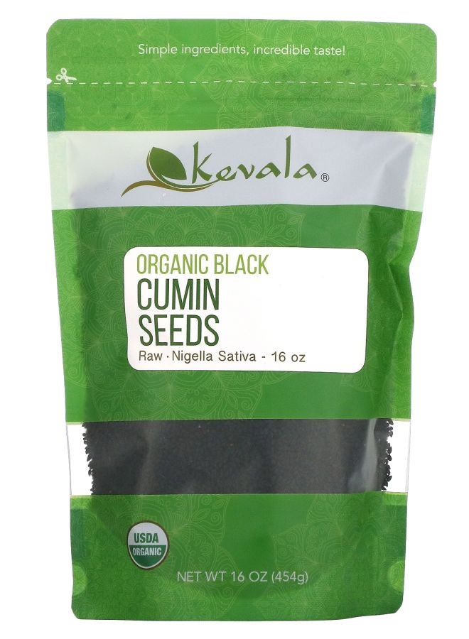 Kevala Organic Black Cumin Seeds Raw 16 oz (454 g)