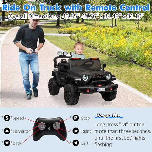 weelye JR1839 Black Parental Remote Control Car 24G Bluetooth Remote Control AccessoriesMatching JR Receiver Electric Ride On Car Replacement Parts - Image 5