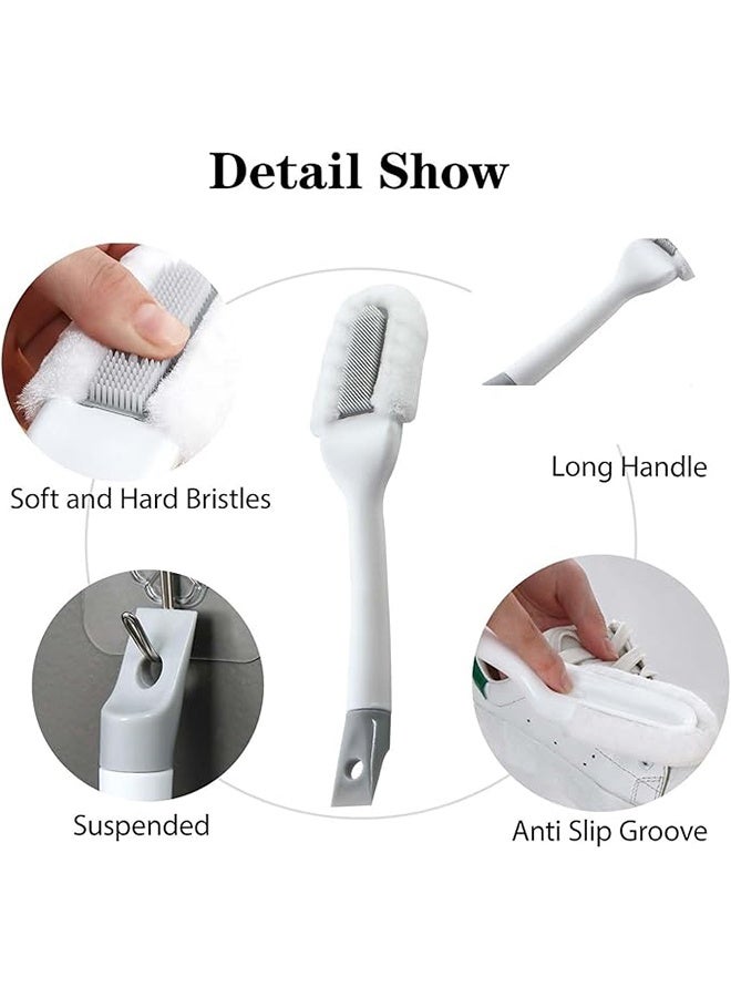 Professional Cleaning Shoe Brush, Multifunctional Long Handle Brush Cleaner, Hangable Soft Bristle Shoes Cleaning Scrubber - Image 4