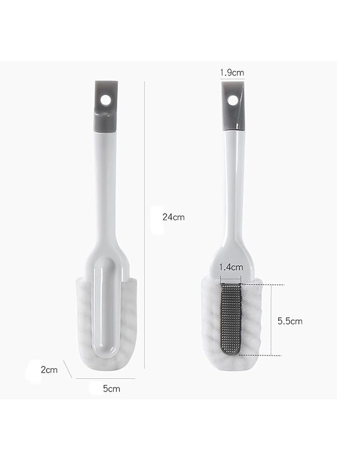 Professional Cleaning Shoe Brush, Multifunctional Long Handle Brush Cleaner, Hangable Soft Bristle Shoes Cleaning Scrubber - Image 2