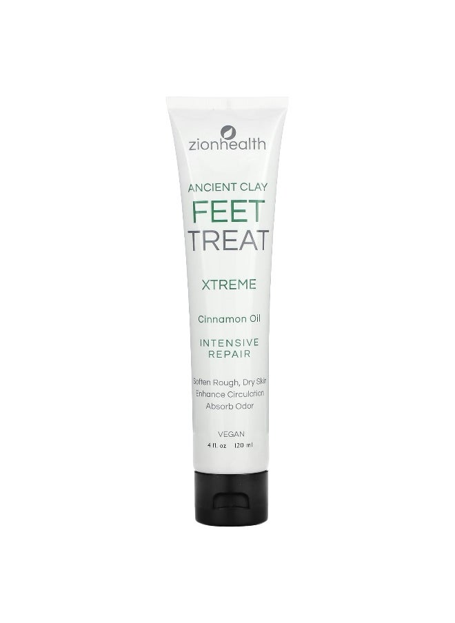 Zion Health Zion Health, Ancient Clay,  FeetTreat Xtreme, Cinnamon Oil, 4 fl oz (120 ml)  - Image 1