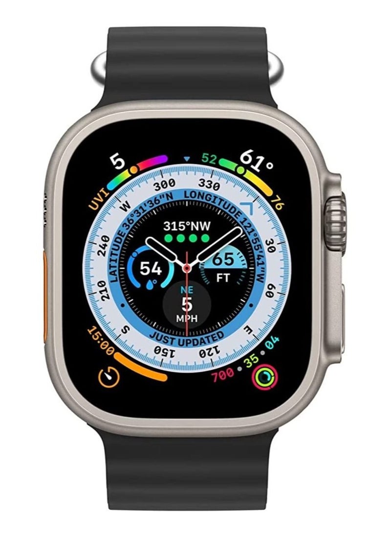 Generic - Sport New Silicone Band Compatible with Apple Watch Ultra Ocean 42/44/45/49mm Strap for iWatch Series Ultra 8 7 6 5 SE - Image 1