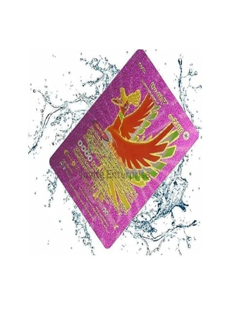 بوكيمون 10 قطع بطاقات قوس قزح معدنية متنوعة - في ظرف - سلسلة V Vmax GX بطاقات نادرة وشائعة (ألوان قوس قزح) - Image 2