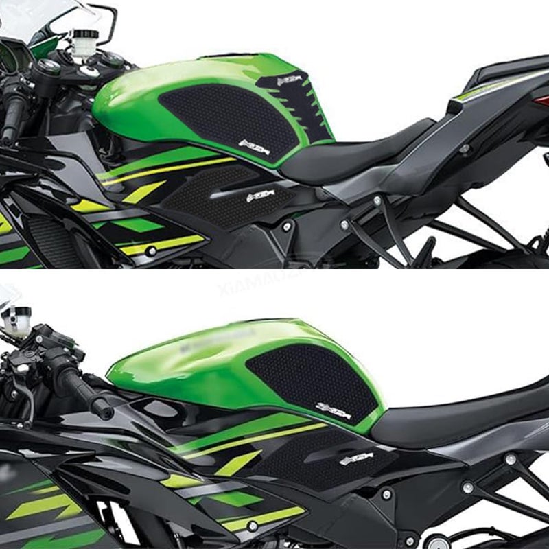 VORILES 3D Side Decals Motorcycle Anti Slip Tank Pad Stickers for Ninja ZX6R 2029-2023 - Image 4