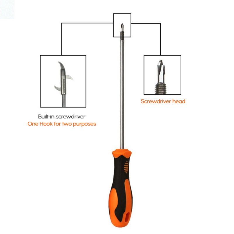 Car tire clear stone hook multi-function tire stone cleaner stone cleaning hook car tire to stone cleaning tool Cross from (without pockets) - Image 4