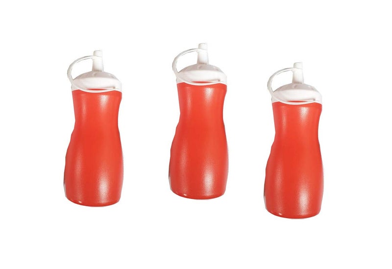 advancedestore Plastic Sauce Squeeze Bottle 250ml 15 cm Long 400 ML Each Pack of 3 Pieces - Image 1