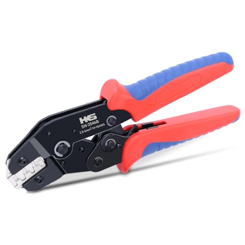 HKS Solar PV Cable Crimping Tool for Solar Connectors, AWG14-10 (2.5/4/6mm²) - 7 Inch Small Piler - Image 1