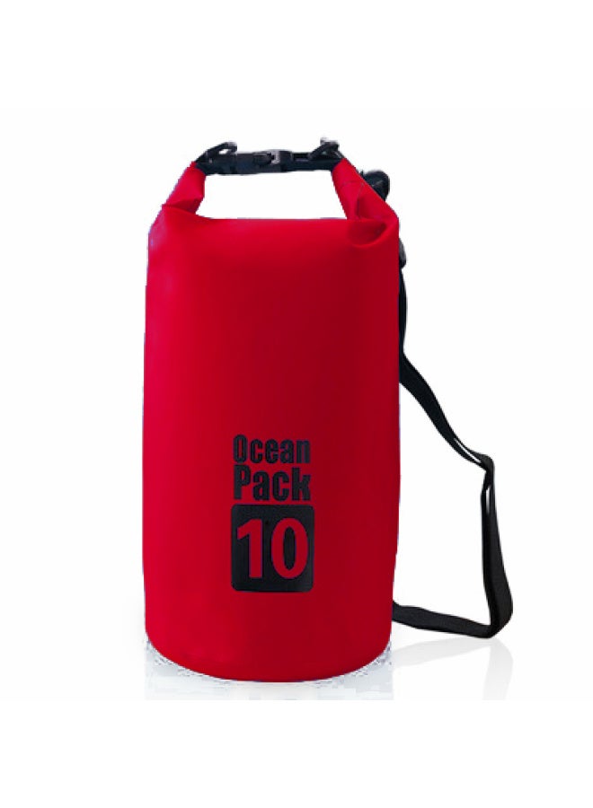 Generic Mobile Phone Waterproof Bag Snorkeling Backpack Beach Diving Waterproof Bucket Bag Drifting Travel Swimming Seaside Backpack Storage Bag-Color:Black-Capacity:15l Double Shoulder Strap  - Image 5