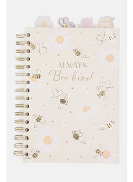 Always Bee Kind Notebook, Beige