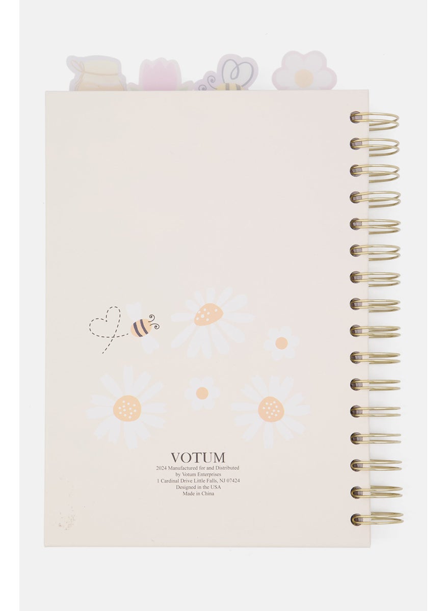 VOTUM - Always Bee Kind Notebook, Beige - Image 1