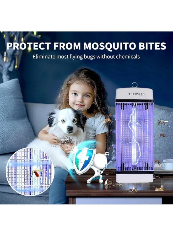 ALIVINGHOME Flying Insects Killer The Best Bugg Zapper Mosquitos And Flys Trap Indoor And Outdoor Use Kills Flying Insects With 10W UV Light  Electric Shock - Image 4