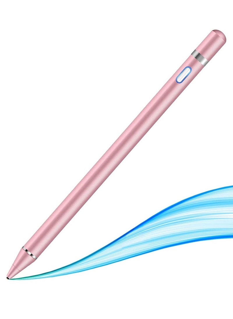Stylus Pen for iPad - Rechargeable 1.5mm Fine Point High Sensitivity Digital Pencil for Drawing and Writing, Compatible with Phone/iPad/iPad Pro/Samsung Android and Other Touch Screen Devices - Image 1
