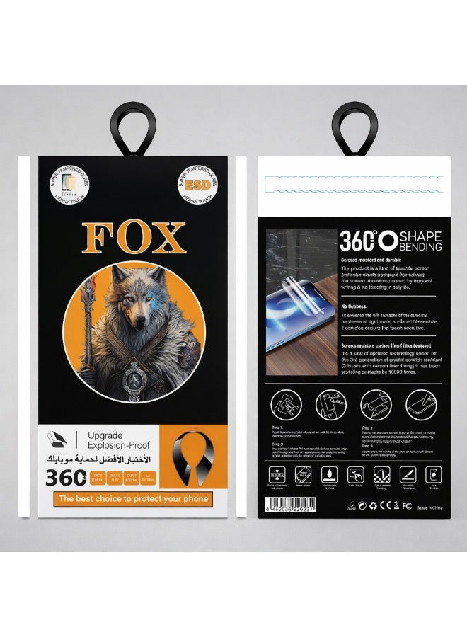 فوكس إسكرينة FOX لهاتف Honor X9D عالية الجوده – عبوة 2 قطعه ، حمايه ضد الكسر والخدوش، مقاومة للبصمات، وضوح HD، وقيمة ممتازة مقابل السعر - Image 4