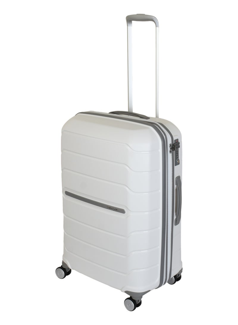 سامسونايت حقيبة سفر فري فورم 68/24 صلبة بعجلات دوارة – لون أبيض - Image 5