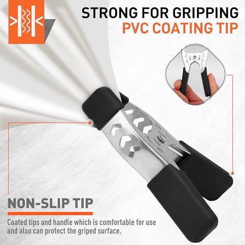 HORUSDY 6-Piece 6" inch Spring Clamp, Heavy Duty Spring Metal Spring Clamps, 2.5"-inch Jaw opening (6-Piece) - Image 5