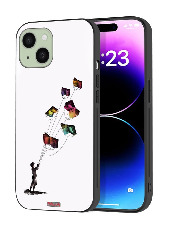Tolwak Apple iPhone 15 Plus Protective Case Cover Kites Of Book - Image 1