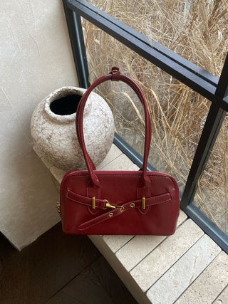 NicheDesign Womens Autumn/Winter New High-End Feel Single Shoulder Handbag Korean Style INS Bag Motorcycle Equipment Accessorie Wine red - pzsku/Z1A900DDEA93938CCD309Z/45/1746226039/d15366c8-1cc2-4c46-8ddb-db7f336c4f66