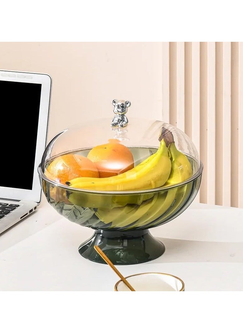 DubaiGallery Fruit Basket with Lid- Premium-Style Fruit Stand Fruit Bowl | Snack Basket for Living Room, Coffee Table  - Image 3
