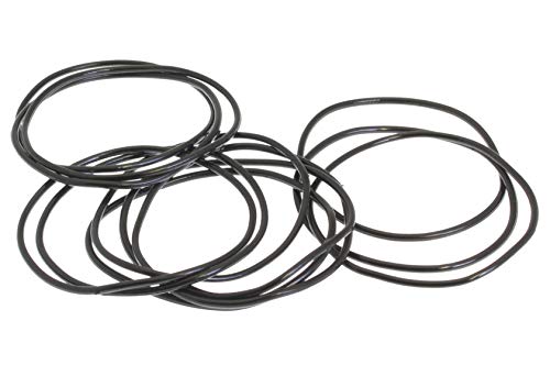 Neptune Giftware Set of 12 Black Gummy Bracelets/Bands - Image 3