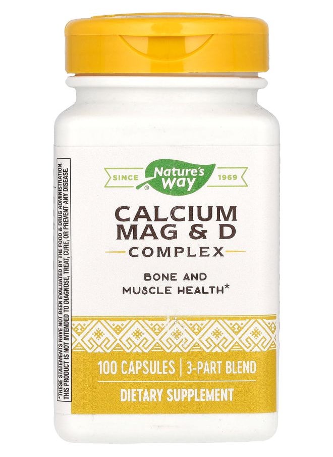 Nature's Calcium Mag & D Complex 100 Capsules 